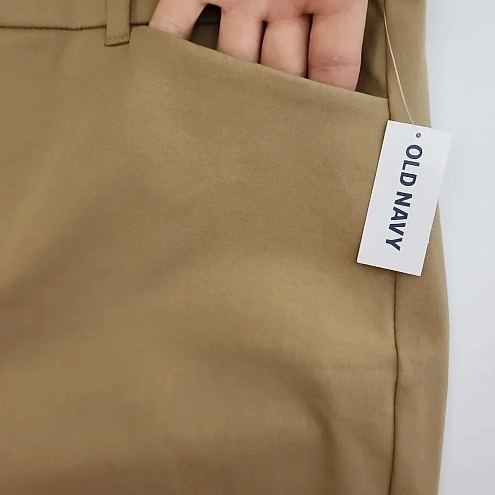 Old Navy Women's Pixie Skinny High-Rise Ankle Pant Tan Never Fade Size 16 - Picture 4 of 14